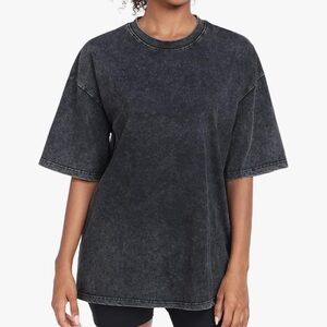 Black Washed Oversized T-Shirt